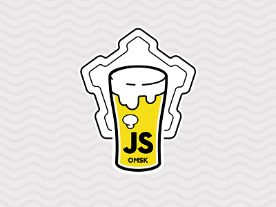 BeerJs Omsk beer javascript js logo meetup omsk