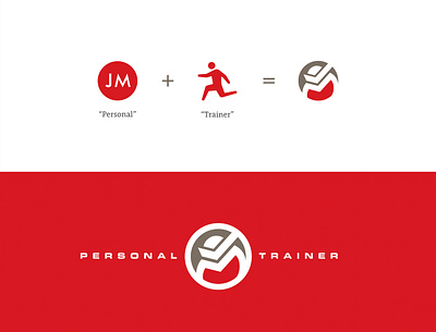 Persanal trainer branding branding graphic design identity logo vector