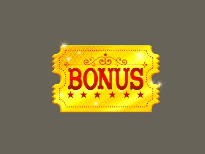 Ticket animation bonus casino gif gold icon logo magic motion slot ticket