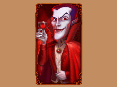 Vampire animation blood casino dracula gif icon magic monster motion slot vampire