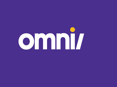 omni tech logo branding design logo typography