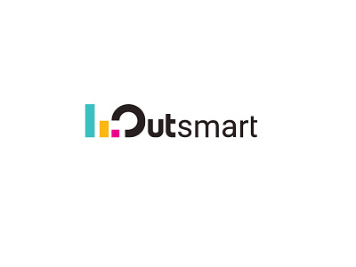 "Outsmart" digital marketing agency branding design fianancial fiance graphic design logo typography wordmark