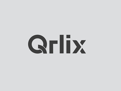 qrlix branding design graphic design logo typography