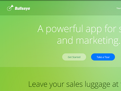 Bullseye Homepage app bullseye get started homepage web
