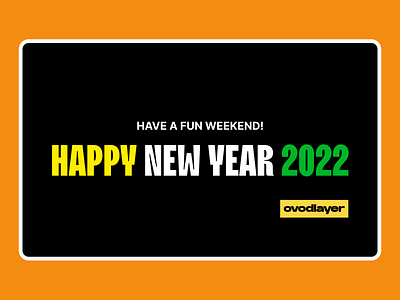 Happy New Year 2022 2022 design figma fun happy holidays interface new ui ux webdesign year