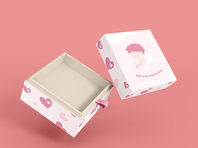 Packaging for a gift box adobe illustrator box design graphic design illustration vector