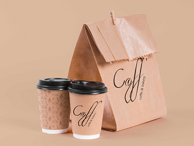 Logo and pattern for coffee shop and bakery