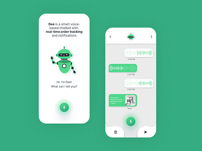 Chatbot App app applicationdesign applications branding design illustration ios mobile ui