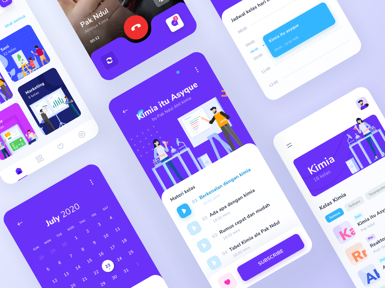 Sinau Online Courses App #exploration by Rian Darma for Pixelz on Dribbble