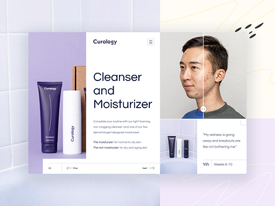 Curology Product Page - Concept