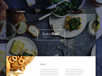 Bakulroti Mockup bread food mockup product restaurant theme ui website