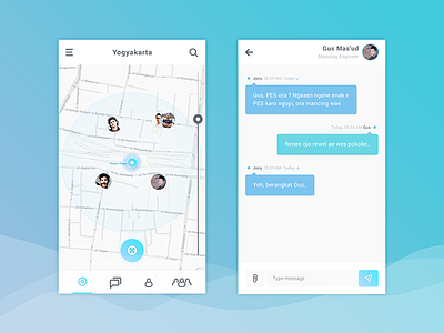 Keepoin | Team Finders App app chat geotagging map mobile team
