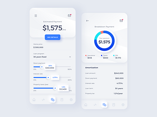 Exploration Mortgage Calculator by Rian Darma for Pixelz on Dribbble
