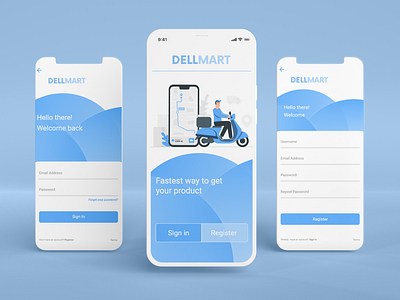Sign in – Sign up form - Mobile UI