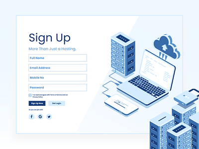 Sign Up | UI Challenge - 1 | UI Design app branding design graphic design icon illustration landing page login login form logo sign up signup ui ui challenge 1 uichallenge ux vector