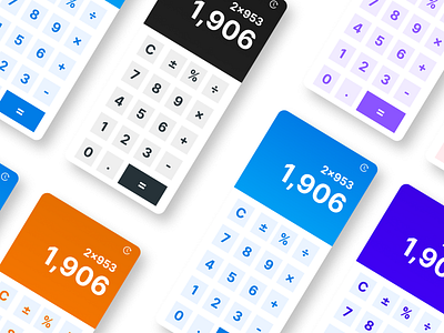 Calculator | UI Challenge - 4 | UI Design app branding design graphic design ui ux