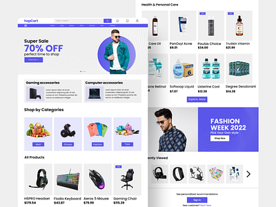Online Store Design | E-commerce | UI Design​​​​​​​