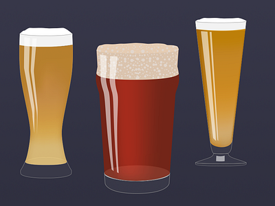 Some Beer varieties from the Mixologist Sticker Pack bartender cocktails drinks ios mixology stickers
