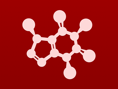 Caffeine Molecule app icon icon logo