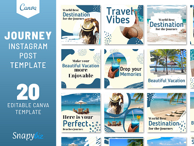 Journey Instagram Post Template - Snapybiz