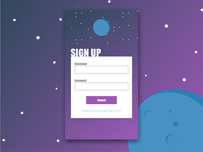 Sign Up Form - Daily UI 001