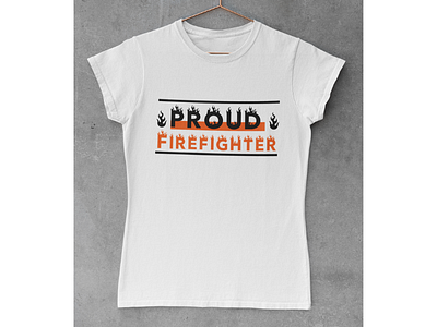 Cute Fire fighter T-shirt Design