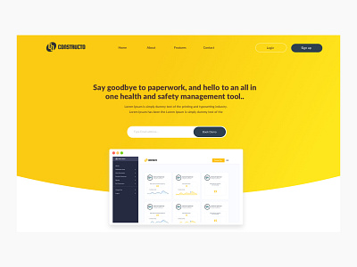 Constructo design saas ui web