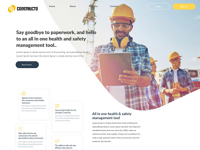 Constructo 2 app design saas ui web