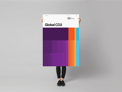 CO2 and Greenhouse Gas Emissions art print branding data dataviz design illustration logo poster typography ui