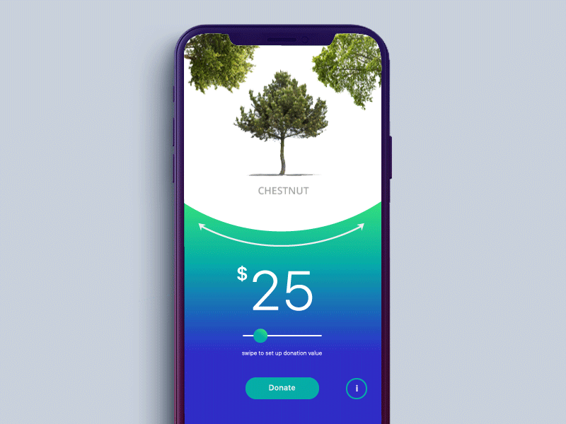 DailyUI#30 Pricing after effects animation app dailyui donation interface motion design tree ui