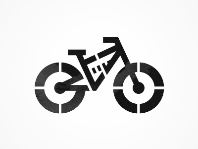 Bike icon bike black and white icon vector vtt