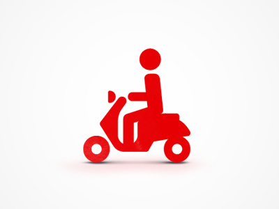 Scooterman Icon ad icon id poster print vector