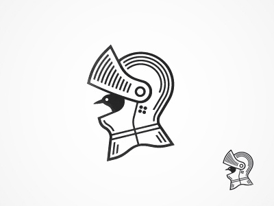 Logo bw helmet id logo music