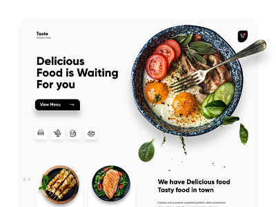 Food Delivery App Landing Page