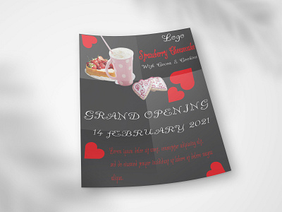 Poster Design branding business design drink food graphic design illustration love offer poster poster design printable restaurant valentine valentine day vector