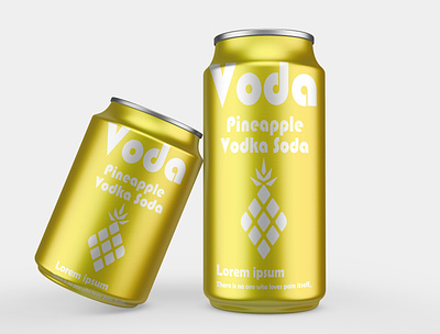 Soda drink packeging design branding business company design graphic design illustration pineapple drink soda soda drink soft drink vodka