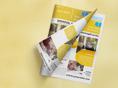 Newsletter Design branding business children company design graphic design illustration newsletter school