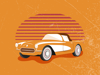 Retro Automobile for Poster drive