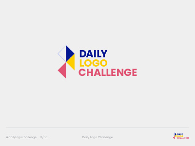 Daily Logo Challenge - Day 11 blue branding challenge daily dailylogo dailylogochallenge design geometric graphic design logo logo a day logodesignchallenge primarycolors red typography vector yellow