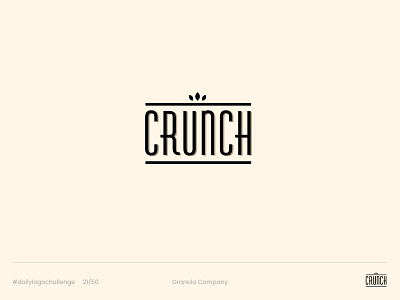 Crunch - Day 21 Daily Logo Challenge