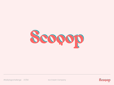 Scooop - Day 27 Daily Logo Challenge