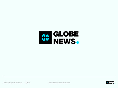 Globe News - Day 37 Daily Logo Challenge challenge daily logo challenge dailylogo dailylogochallenge design globe globe logo globe news globe news logo graphic design logo logo a day logo design logo design challenge news channel news channel logo television turquoise tv news network