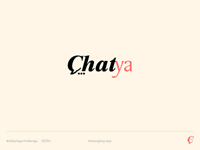 Chatya - Day 39 Daily Logo Challenge