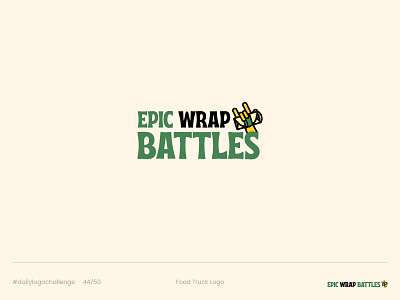 Epic Wrap Battles - Day 44 Daily Logo Challenge