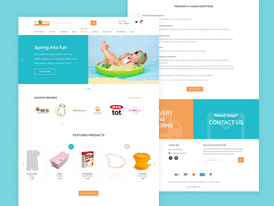 Modern Mama - E-commerce Website