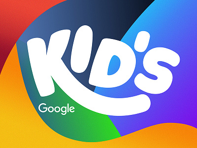 Google Kids logotype concept brand branding google kid kids logo logotype typography ui ux