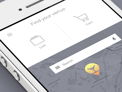Drink Mate app app cart design drink mate find flat list map ui ux