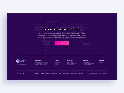 itCraft - Footer desktop