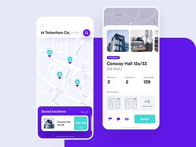 Real Estate app concept app boxes buy concept design ecommerce flat home house interface itcraft mobile realestate ui ux