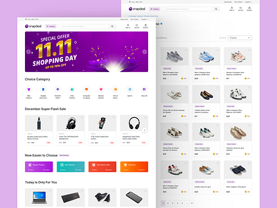 Snapdeal E-commerce website 3d agency app branding design ecommerce graphic design icon landing page logo product design project shop store typography ui ux uxui web design